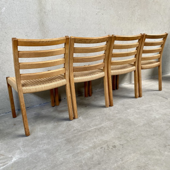 Image 1 of 4X chaises de salle à manger J.L Møller