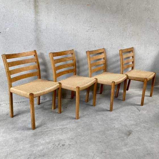 Image 1 of 4X chaises de salle à manger J.L Møller