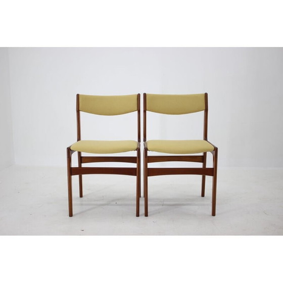 Image 1 of Ensemble de 5 chaises vintage en teck, Danemark 1960
