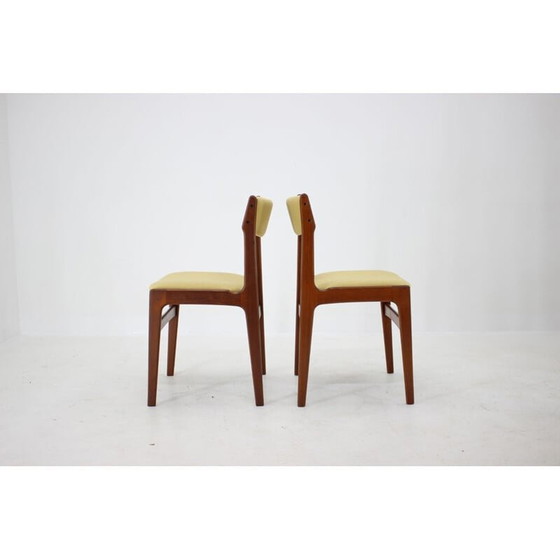 Image 1 of Ensemble de 5 chaises vintage en teck, Danemark 1960