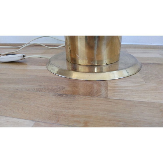 Image 1 of Lampe de table en verre vintage, Tchécoslovaquie 1970