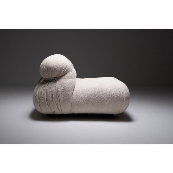 Image 1 of Fauteuil vintage en laine bouclée de Scarpa Soriana, 1969