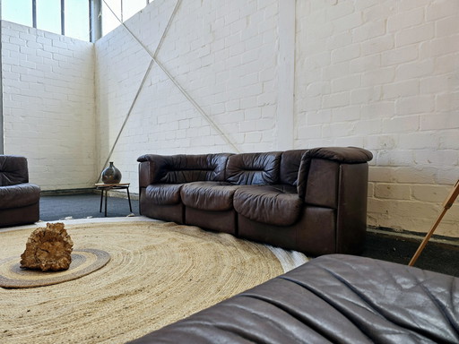 De Sede Ds 14 Canapé en cuir Canapé modulaire Vintage Loft