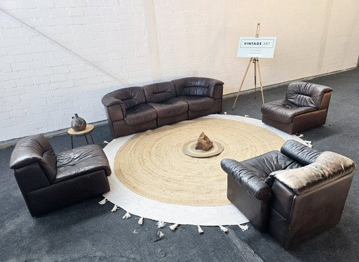 De Sede Ds 14 Canapé en cuir Canapé modulaire Vintage Loft