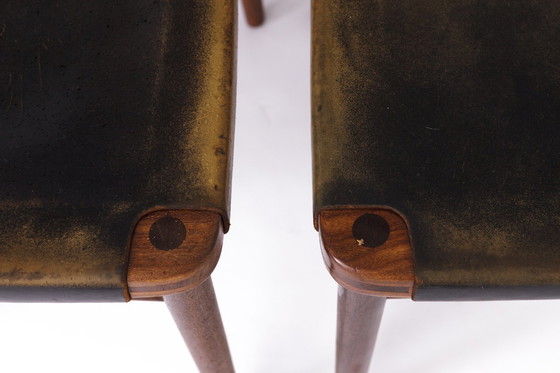 Image 1 of 4 Chaises Vintage par Georg Leowald pour Wilkhahn, Allemagne, 1960S, Teck