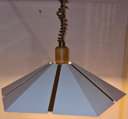 Lampe suspendue design vintage des années 1970.