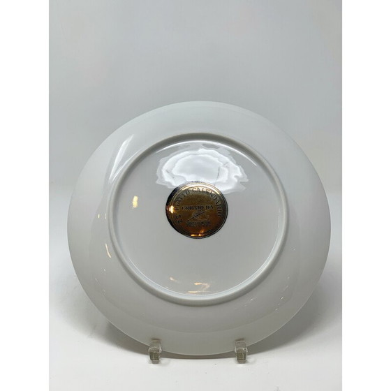 Image 1 of Assiette en porcelaine de Piero Fornasetti pour le calendrier de l'année 1989s