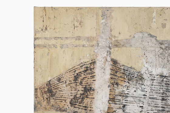 Image 1 of Ensemble de 2 peintures abstraites intitulées "Fyrhat" par l'artiste belge Nico de Guchtenaere