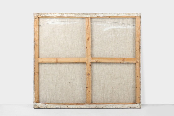 Image 1 of Ensemble de 2 peintures abstraites intitulées "Fyrhat" par l'artiste belge Nico de Guchtenaere