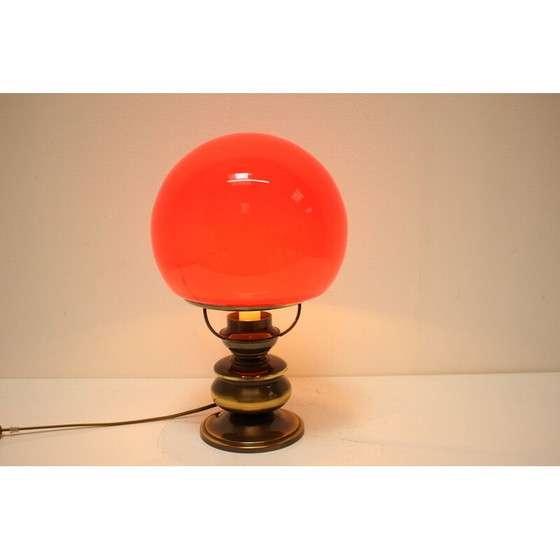 Image 1 of Lampe de table vintage en métal, Allemagne 1970