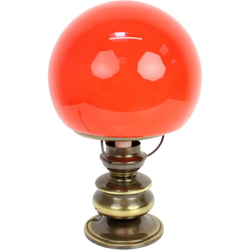 Lampe de table vintage en métal, Allemagne 1970