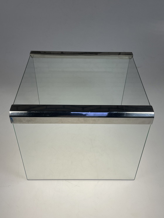 Image 1 of Table d'appoint en verre, Galotti & Radice, Italie, années 1970