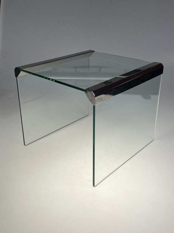 Image 1 of Table d'appoint en verre, Galotti & Radice, Italie, années 1970