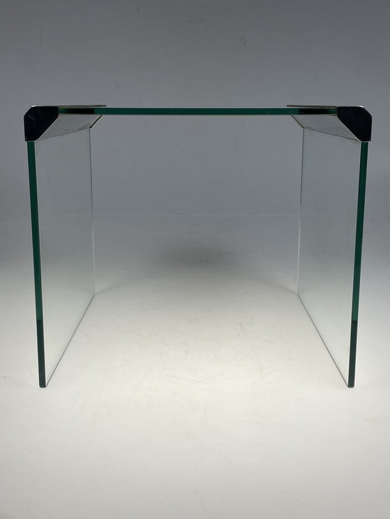 Image 1 of Table d'appoint en verre, Galotti & Radice, Italie, années 1970