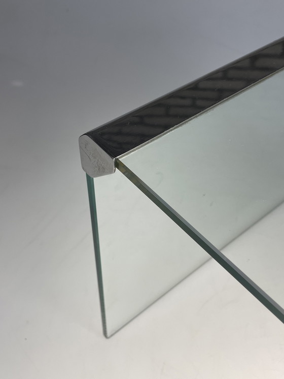 Image 1 of Table d'appoint en verre, Galotti & Radice, Italie, années 1970