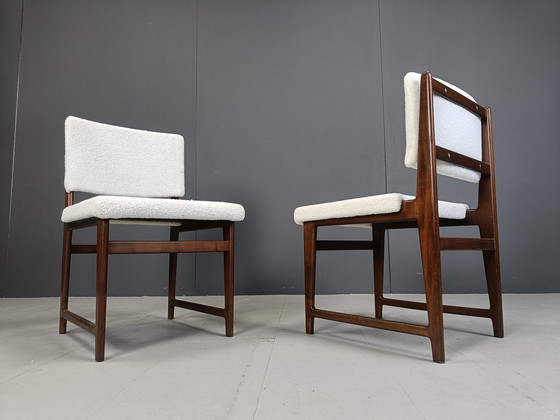 Image 1 of Chaises de salle à manger scandinaves en teck, Mid Century, 1960S