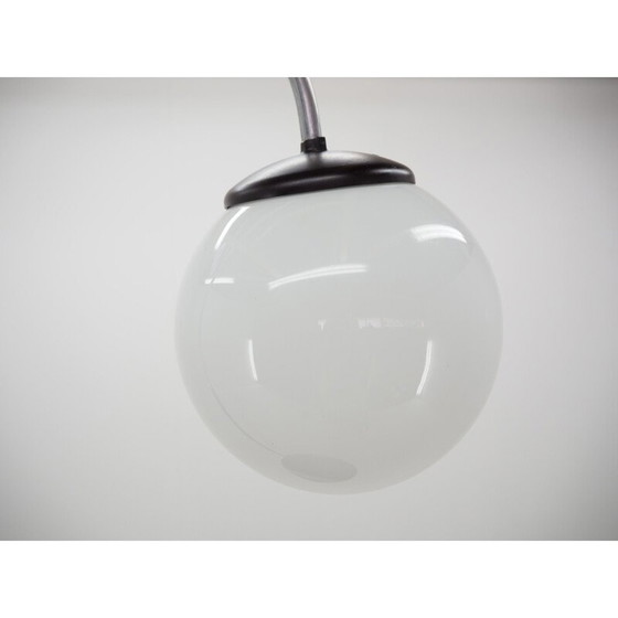 Image 1 of Lampadaire vintage Art Déco en chrome et bois par Jindrich Halabala, Tchécoslovaquie 1930