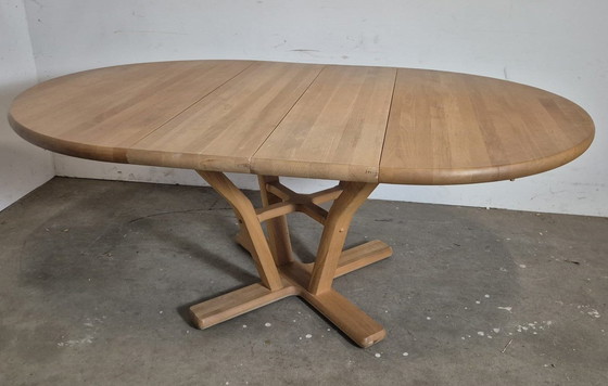 Image 1 of Table de salle à manger en chêne au design scandinave