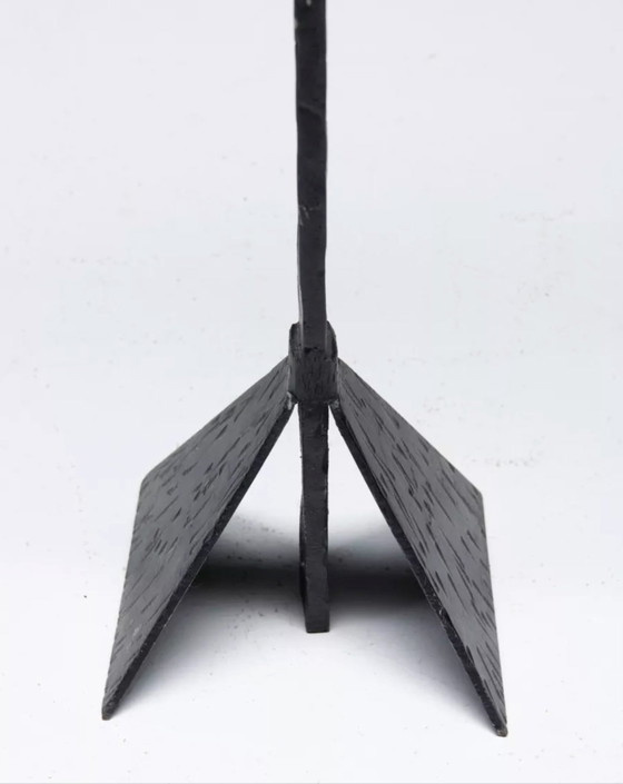 2 bougeoirs brutalistes – Bougeoirs et chandeliers, Cast Iron, Vintage (photo 8 of 11)