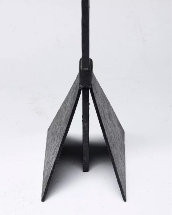 2 bougeoirs brutalistes – Bougeoirs et chandeliers, Cast Iron, Vintage (photo 9 of 11)