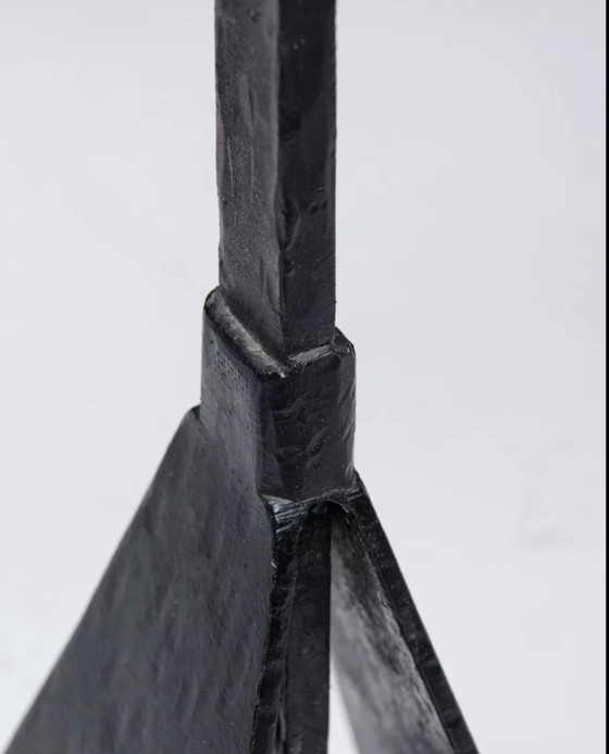 2 bougeoirs brutalistes – Bougeoirs et chandeliers, Cast Iron, Vintage (photo 11 of 11)