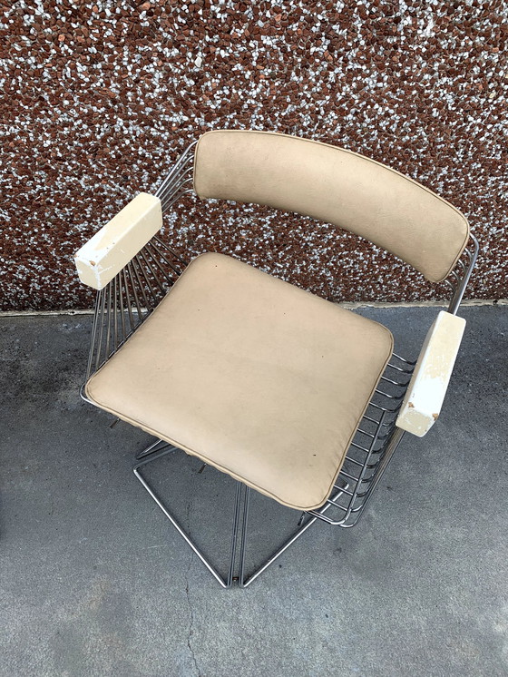 Image 1 of Ensemble de 2 fauteuils en fil de fer Delta Rudi Verelst