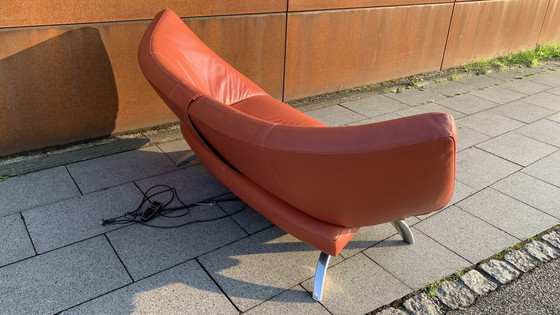 Image 1 of Leolux Design sofa Daynade cuir orange