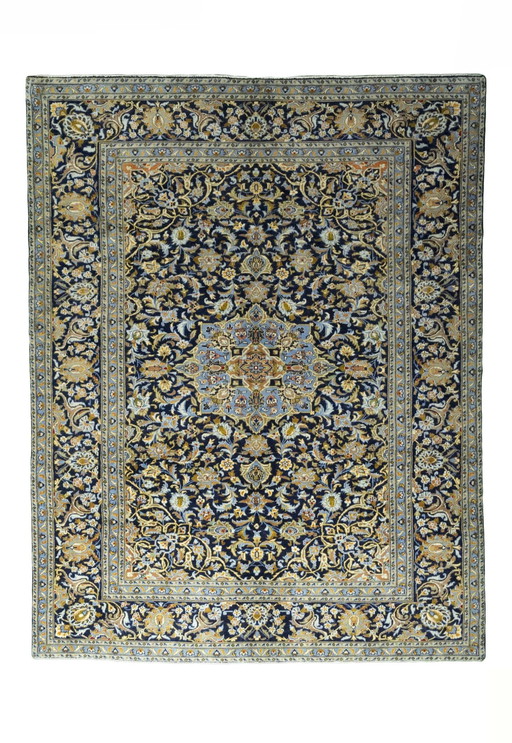 Tapis d'orient Keshan noué à la main - 272 X 211 cm