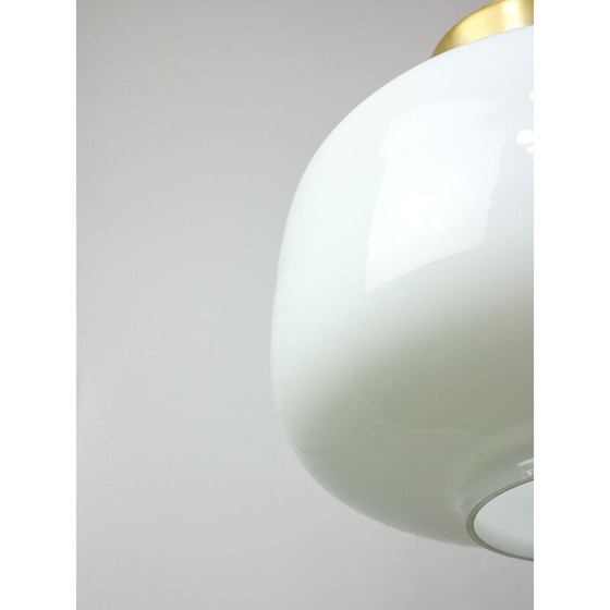 Image 1 of Lampe suspendue en opaline Mid Century