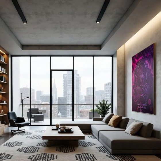 Image 1 of Aurora Instinct X Moncler - 200X140Cm - Edition limitée (Ori, 1983)