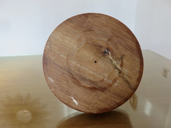 Image 1 of Balance De Bijoutier En Bois D'Olivier Vernis Et Laiton