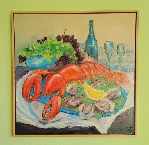 Chuchotements d'amour avec des fruits de mer