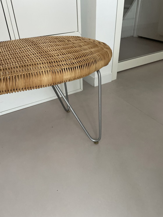 Image 1 of Banc en rotin Ikea Peanut/Peanut