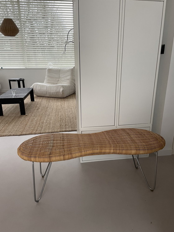 Image 1 of Banc en rotin Ikea Peanut/Peanut
