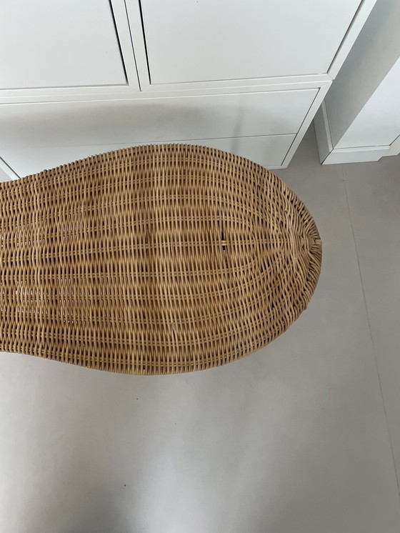 Image 1 of Banc en rotin Ikea Peanut/Peanut