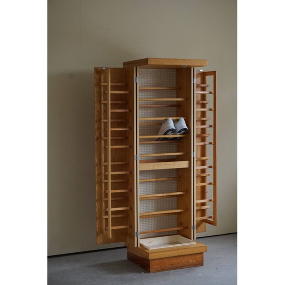 Image 1 of Armoire cubiste en pin, Mid Century, 1980
