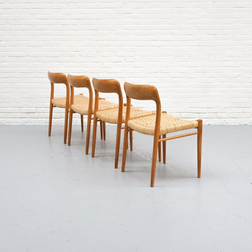 Niels Möller Modèle 75 Chaises de salle à manger