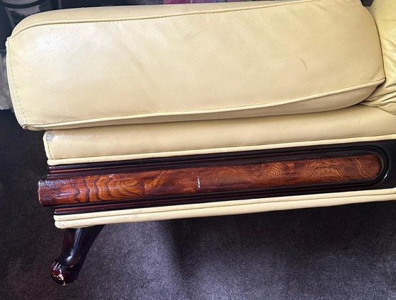 Image 1 of Banc Chaise Longue, design italien (Alberto Nieri) Cuir