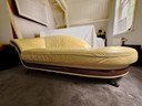 Banc Chaise Longue, design italien (Alberto Nieri) Cuir