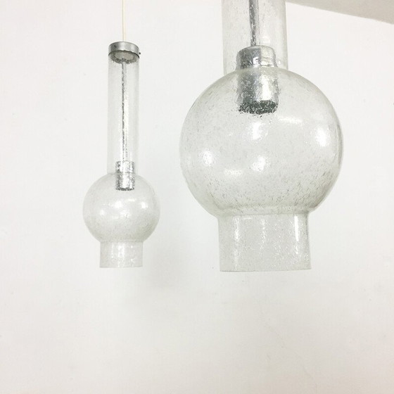 Image 1 of Paire de suspensions en verre soufflé, Allemagne 1970