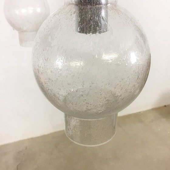 Image 1 of Paire de suspensions en verre soufflé, Allemagne 1970