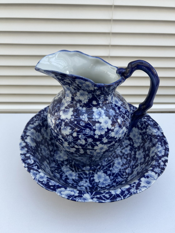 Image 1 of Ensemble De Plat Et Cruche 