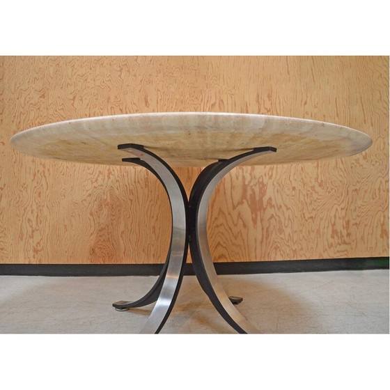 Image 1 of Table de salle à manger vintage en marbre modèle T69 par Osvaldo Borsani pour Tecno, Italie 1963