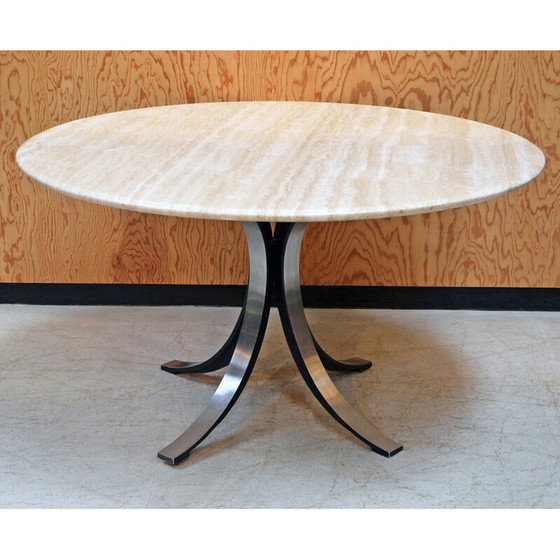 Image 1 of Table de salle à manger vintage en marbre modèle T69 par Osvaldo Borsani pour Tecno, Italie 1963