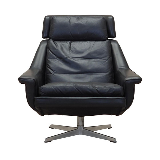 Image 1 of Fauteuil pivotant, Design danois, 1970S, Designer : Werner Langenfeld, Manufacture : Esa