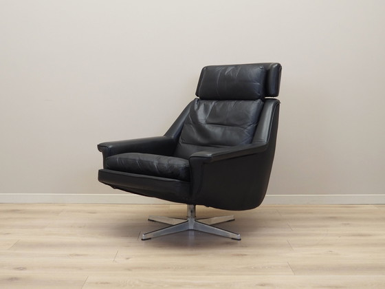 Image 1 of Fauteuil pivotant, Design danois, 1970S, Designer : Werner Langenfeld, Manufacture : Esa