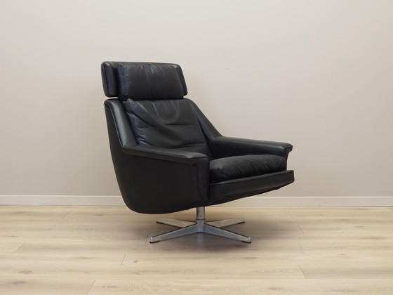 Image 1 of Fauteuil pivotant, Design danois, 1970S, Designer : Werner Langenfeld, Manufacture : Esa