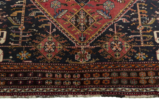 Image 1 of 254 X 165 cm Tapis nomade Ghashghaï en laine noué à la main