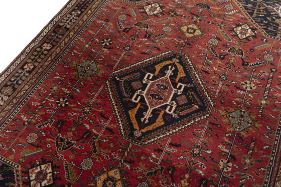 Image 1 of 254 X 165 cm Tapis nomade Ghashghaï en laine noué à la main