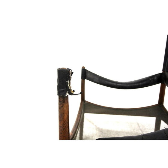 Image 1 of Fauteuil vintage en cuir "Modus" par Kristian Vedel pour Søren Willadesen Møbelfabrik, Danemark 1960